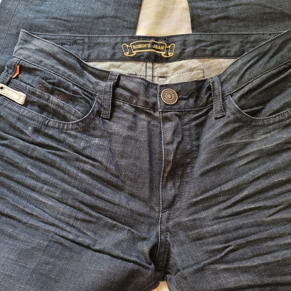 NWOT Men's Robin's Jean White Strap Size 33/34 - Picture 6 of 9